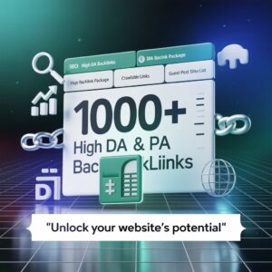 High DA PA Backlinks List, Crawlable Backlinks for SEO, Web 2.0 Backlinks List, Guest Post Sites List, Free Backlink Sheet
